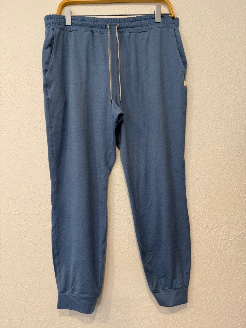 VUORI Blue Drawstring Jogger Pants LARGE